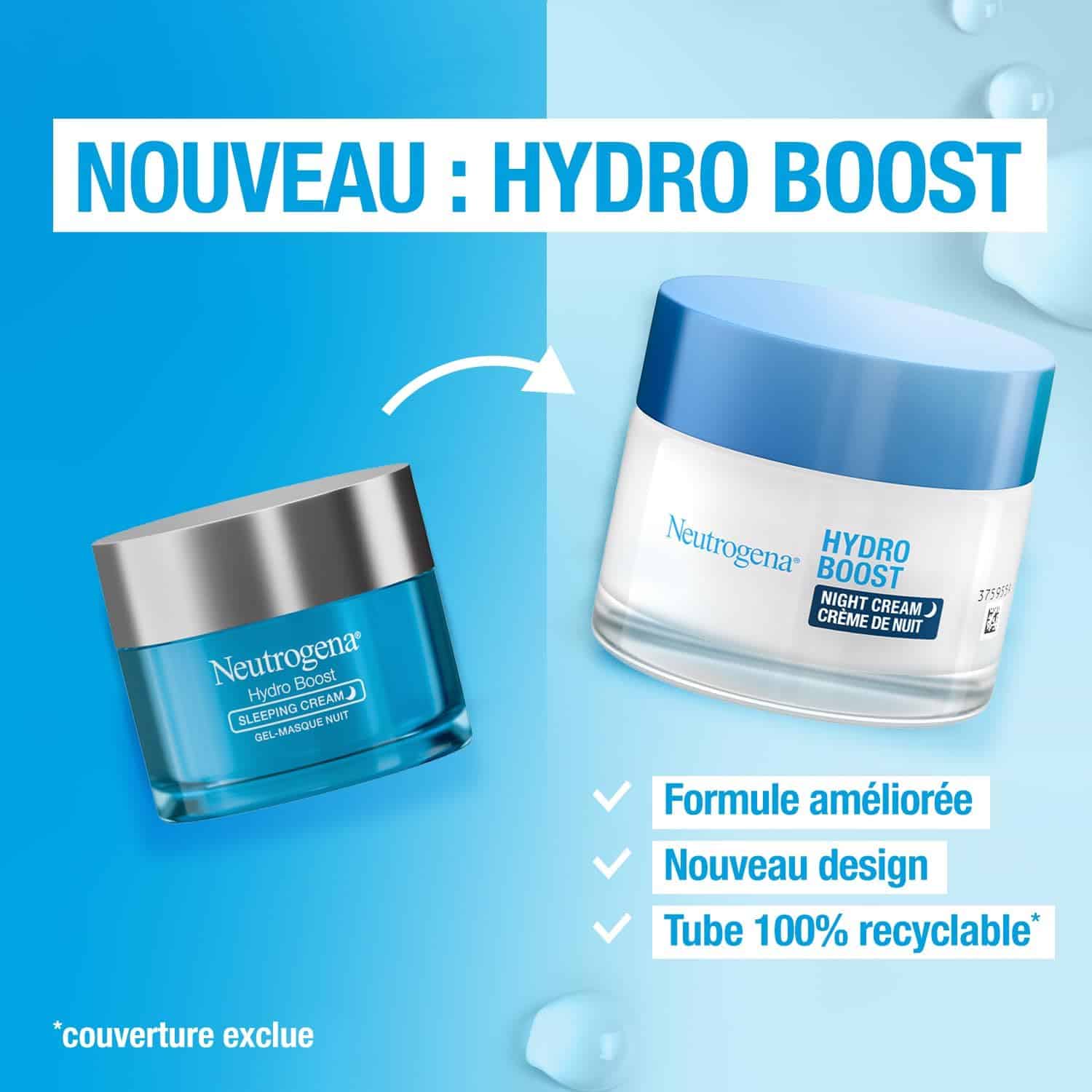 Neutrogena Hydro Boost Gel-Crème Hydratant 50ml