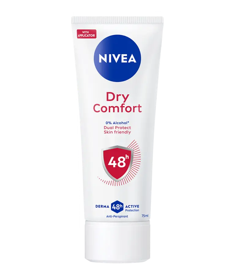 Nivea Dry Comfort Deodorant Cream 75ml | BintaBeauty