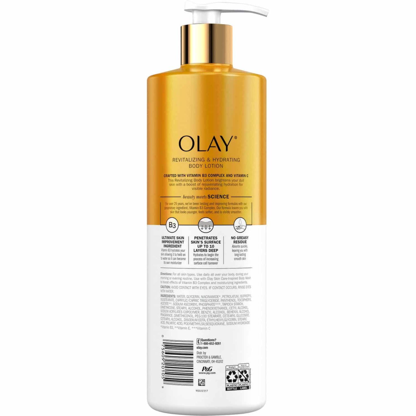 Olay Lotion Corps revitalisante et hydratante avec Vitamine C