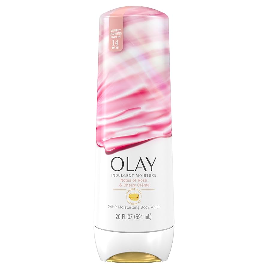 Olay Indulgent Moisture Gel Douche Crème de Rose & Cerise | BintaBeauty