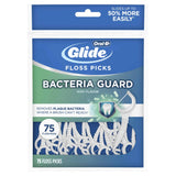 Oral-B Glide Bacteria Guard Dental Floss Picks - fil dentaire 75pcs