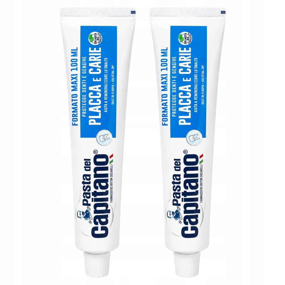Pasta Del Capitano Dentifrice Plaque et Caries MAXI 100ml - BintaBeauty Senegal