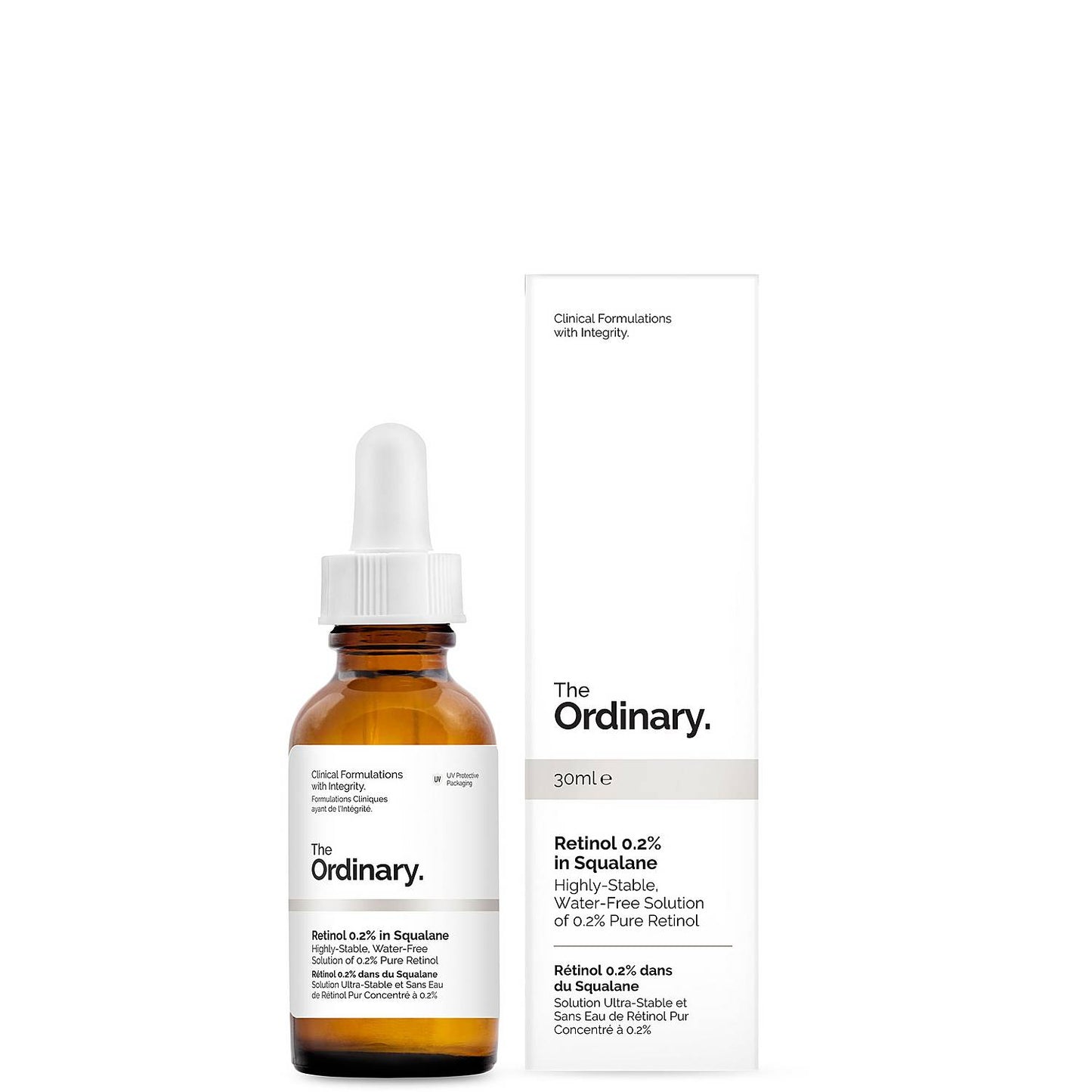 The Ordinary Rétinol 0.2% dans du Squalane 30ml - Sérum Anti-Âge Doux Débutants | BintaBeauty