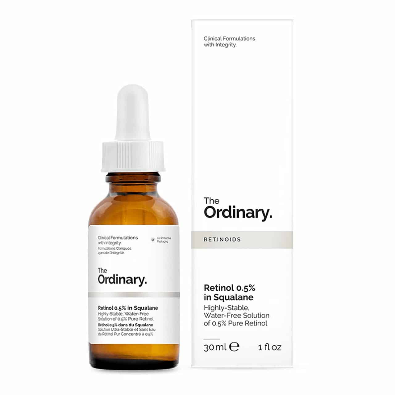The Ordinary Rétinol 0.5% dans du Squalane Rétinoïde