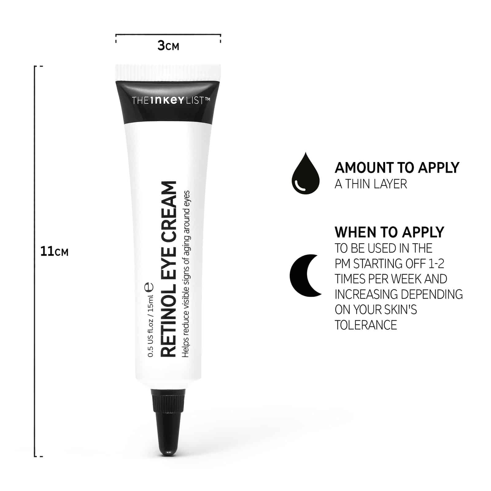 THE INKEY LIST Crème Yeux Anti-Âge Au Rétinol