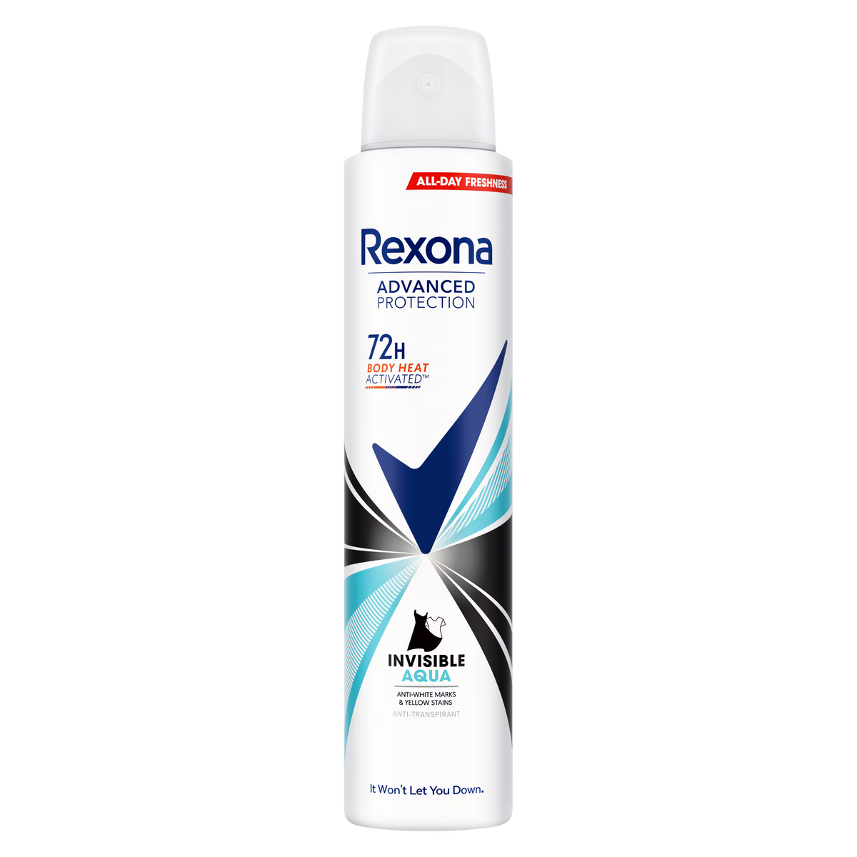 Rexona Invisible Aqua Spray 200ml 72 Hours