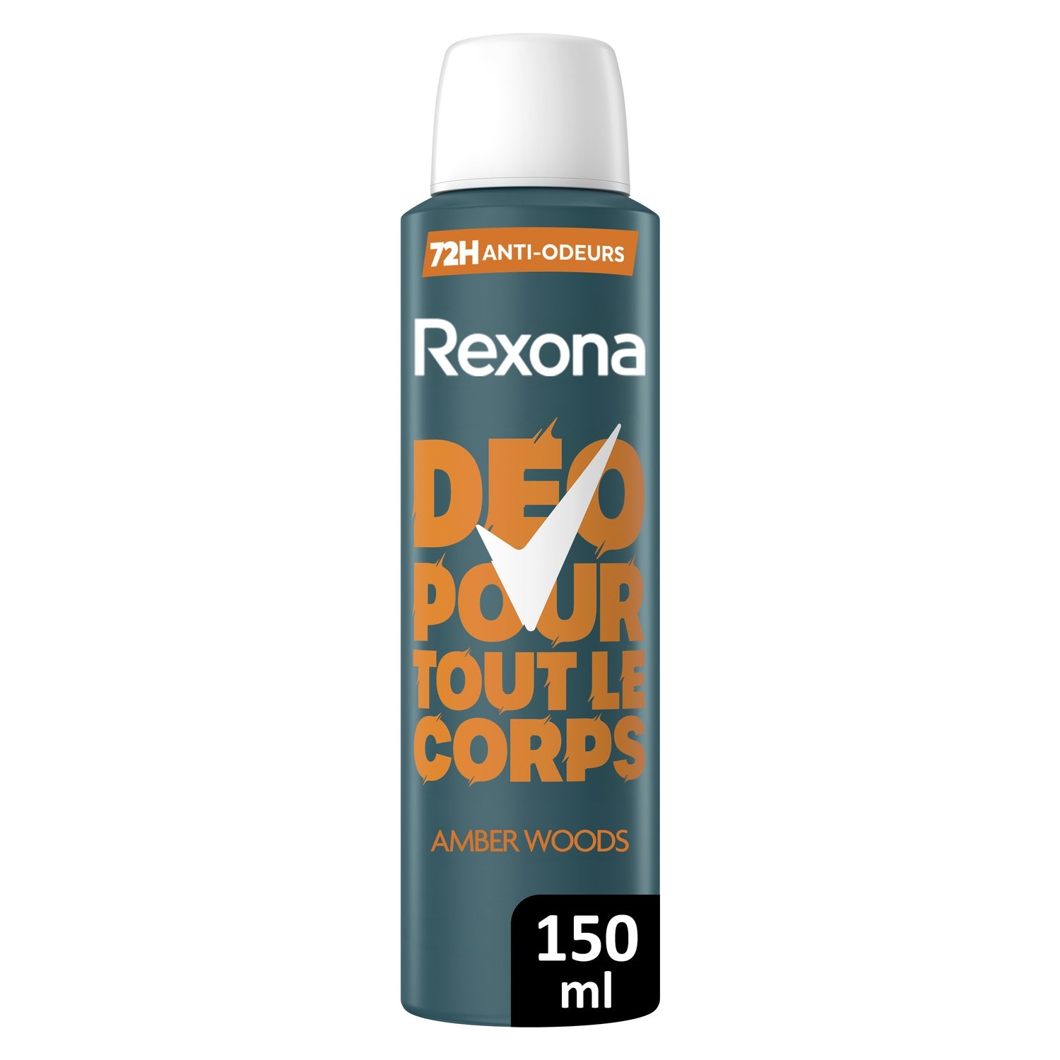 Rexona MEN – Deodorant Spray Pour Tout le Corps Anti-odeurs 72h Amber Woods