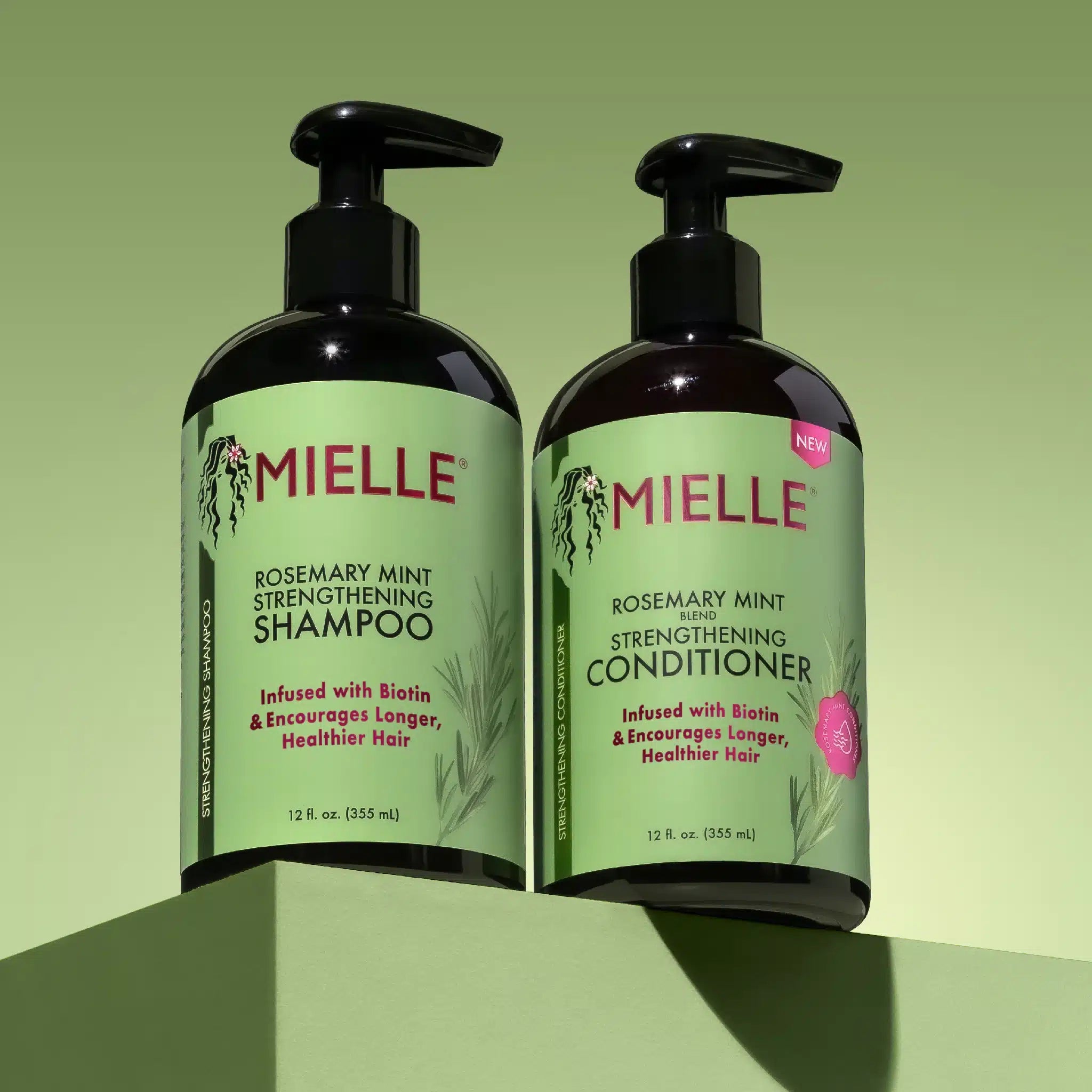 Shampoing croissance Romarin/Menthe poivrée (Rosemary Mint) 355ml
