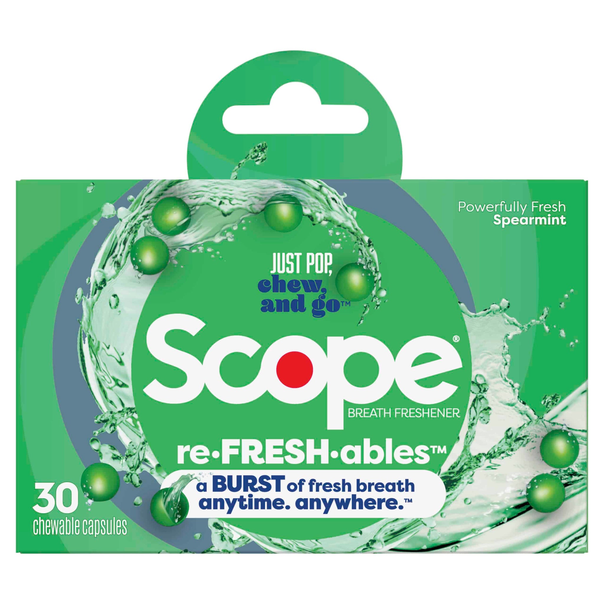 Crest Scope Refreshables Capsules à croquer haleine fraiche