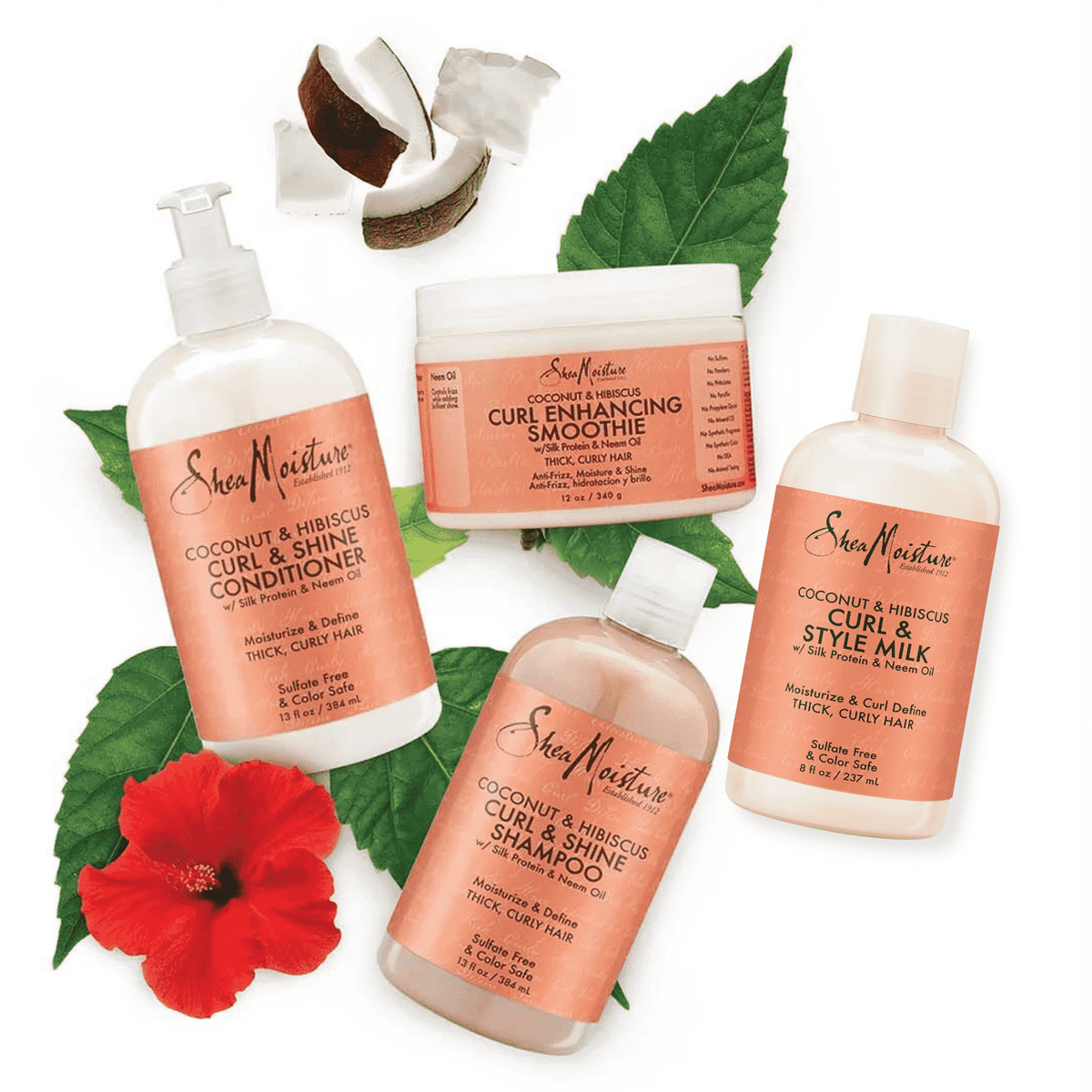 SheaMoisture Gamme Coconut & Hibiscus - Notre offre