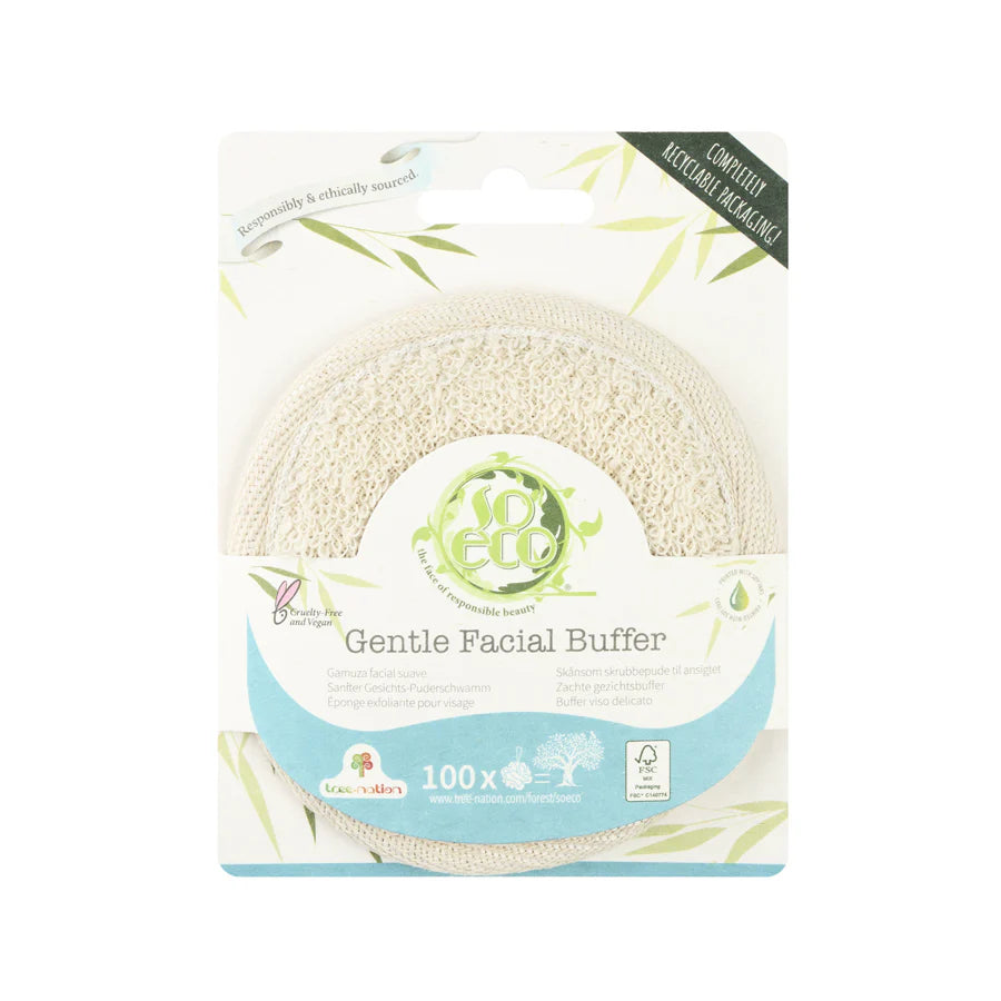 So Eco Gentle Facial Buffer - Brosse Exfoliante Visage Douce | BintaBeauty