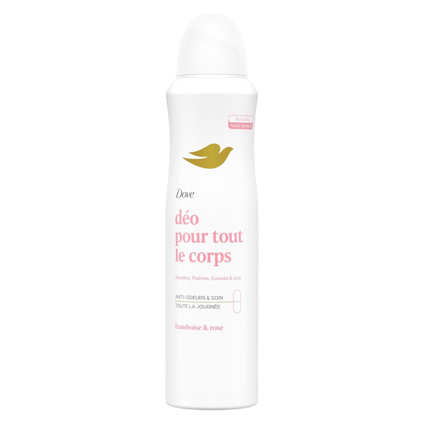 Dove Déodorant Spray Corps Framboise Rose Protection 72h