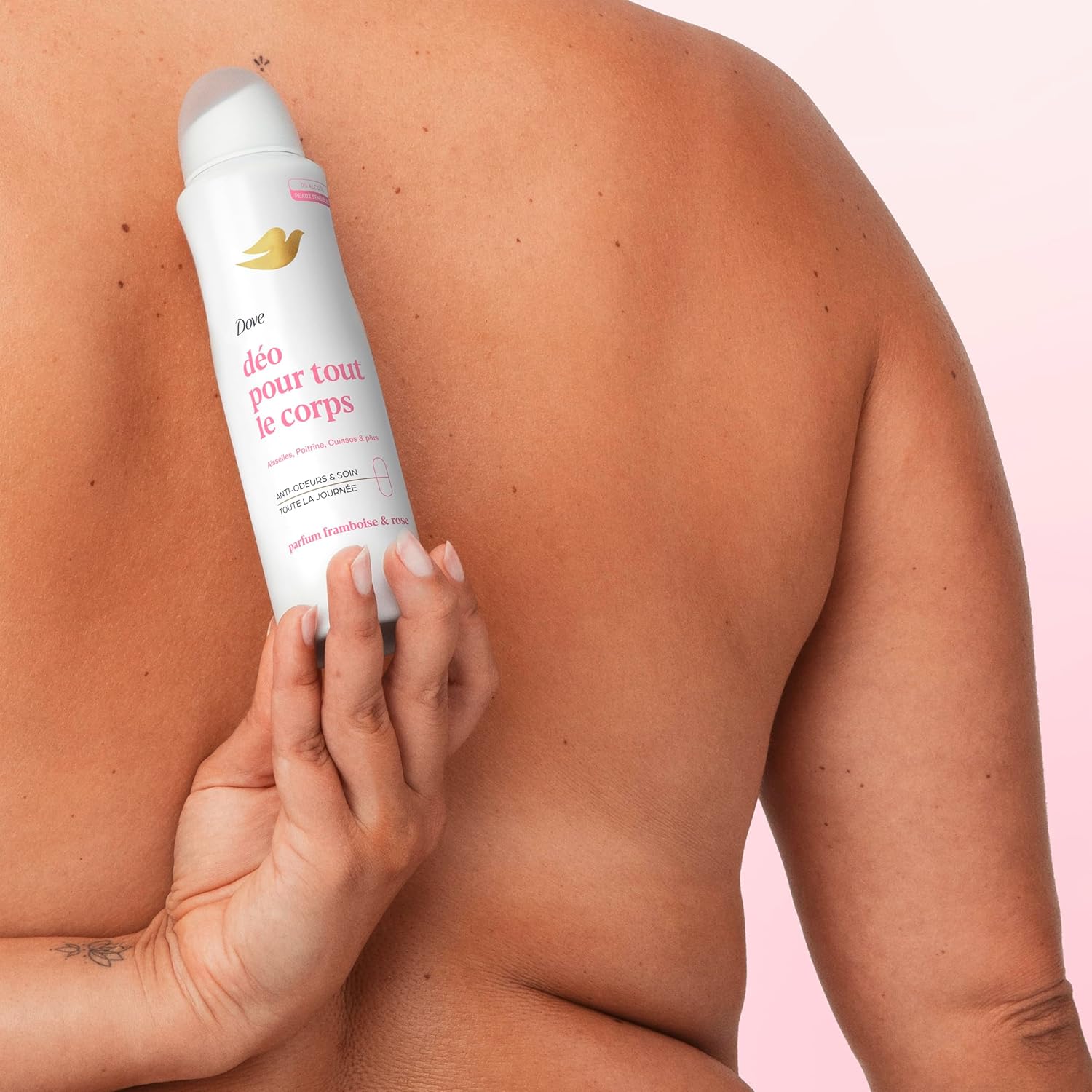 Dove Déodorant Spray Corps Framboise Rose Protection 72h