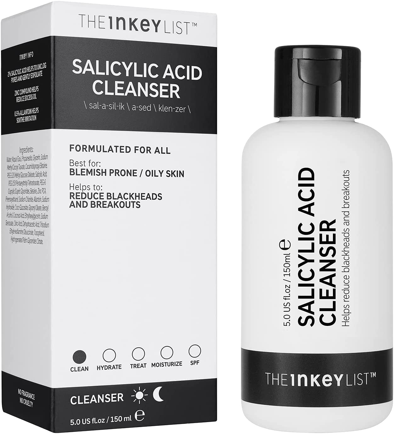 The INKEY List Salicylic Acid Nettoyant 150ml