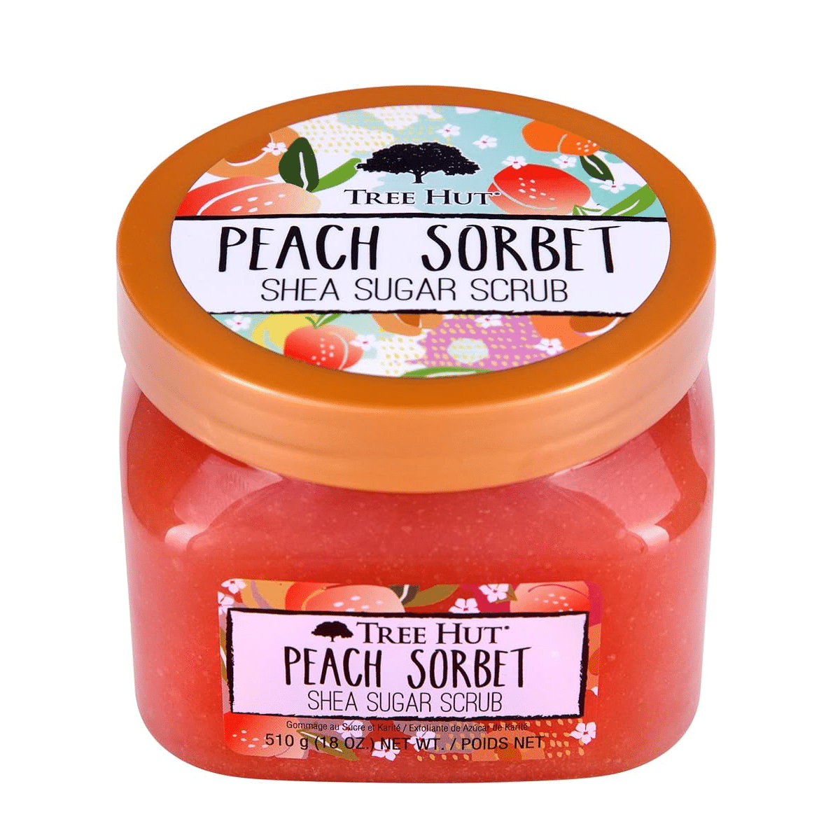 Tree Hut Peach Sorbet Shea Sugar Scrub - Gommage Corps