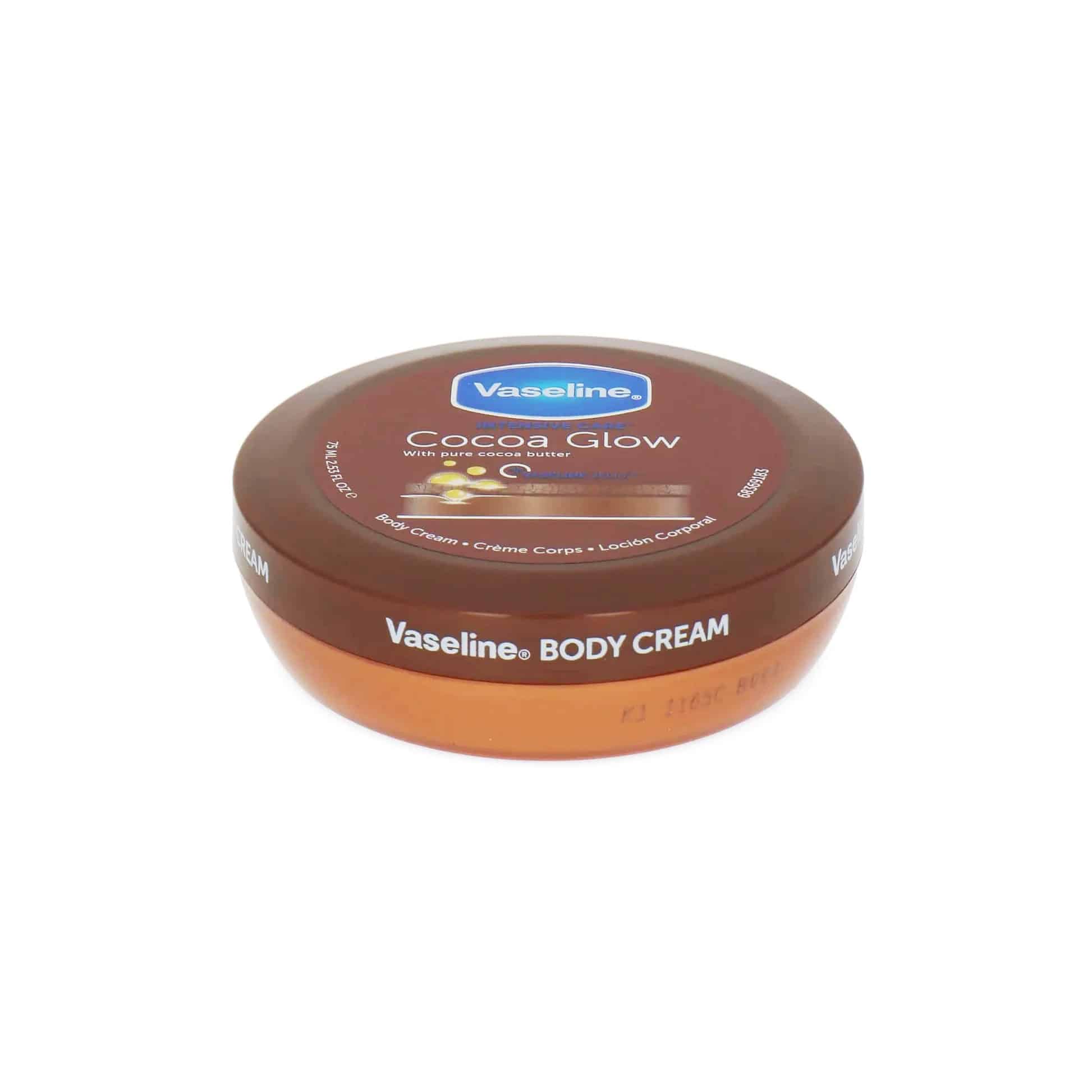 Vaseline Body Cream Cocoa Glow 75ml – Éclat Naturel | BintaBeauty