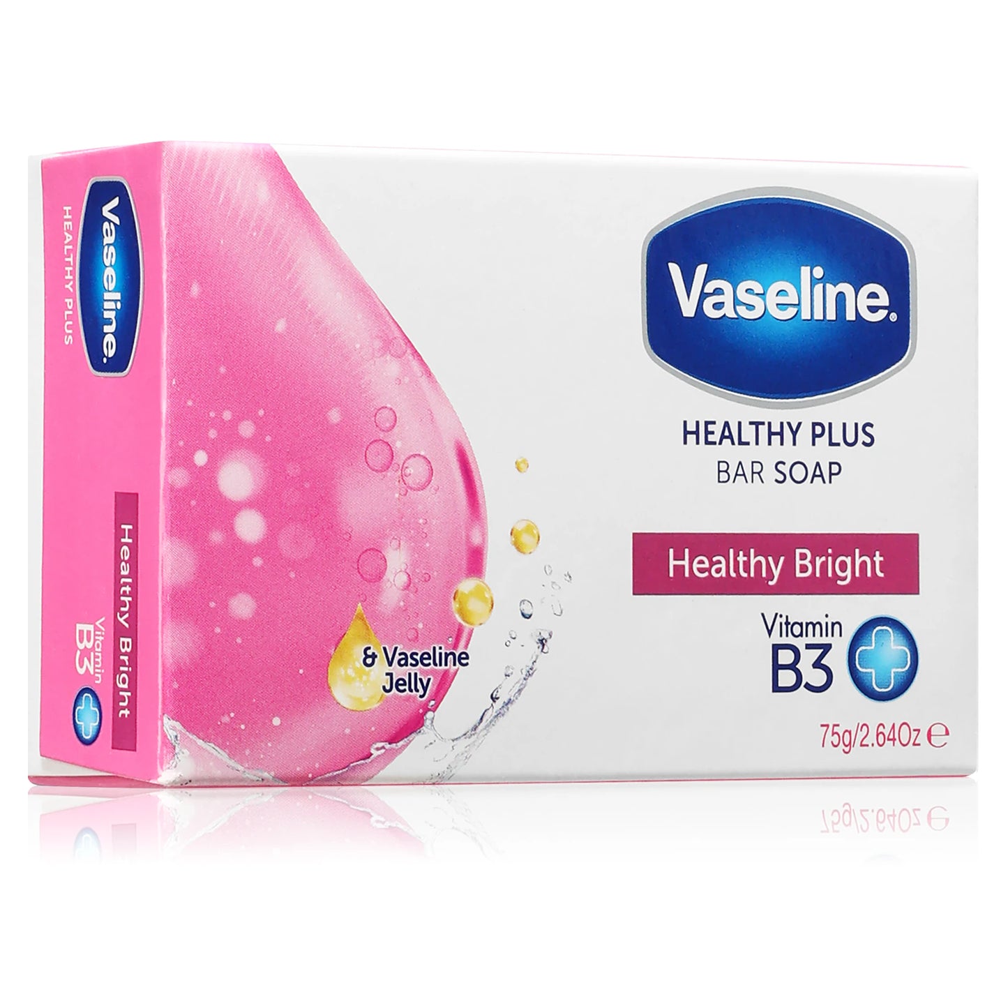Vaseline Healthy Bright Bar Soap Vitamine B3 – Savon Solide à l'unité (75 g)