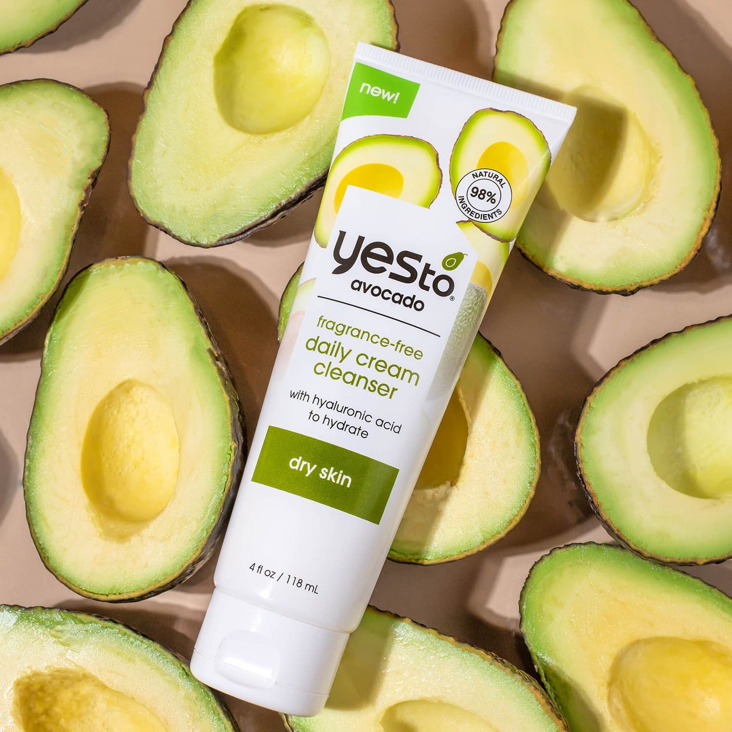 Yes To Avocado Fragrance-free Daily Cream Cleanser - Gel Nettoyant