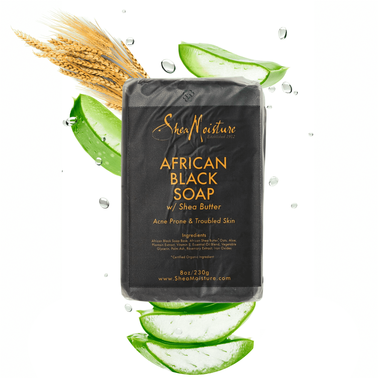 SheaMoisture African Black Soap - Savon noir 230 g