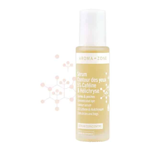 Aroma-zone Sérum concentré Contour des yeux 5% Caféine & Hélichryse