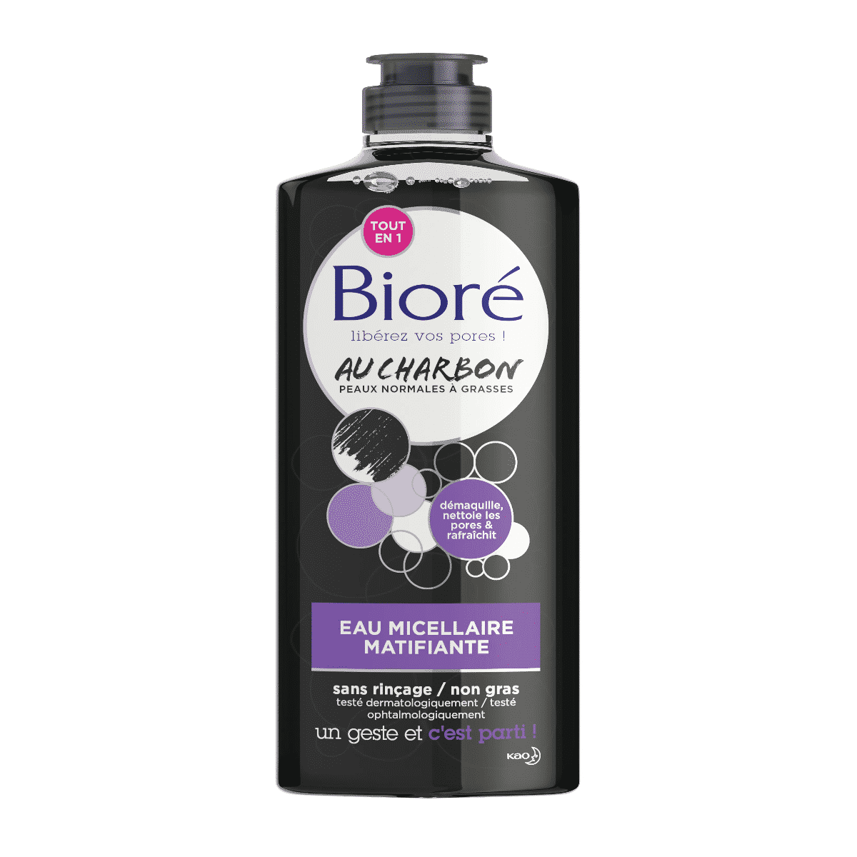 Eau Micellaire Matifiante Au Charbon - Bioré