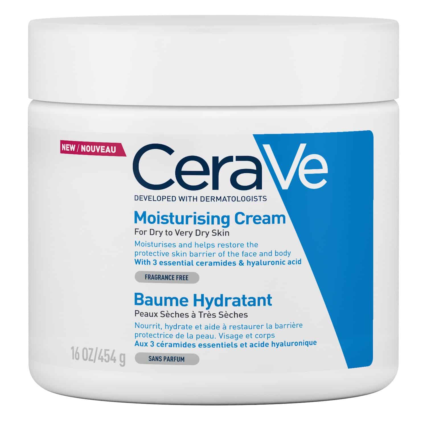 Cerave Baume Hydratant Visage et Corps 454 ml