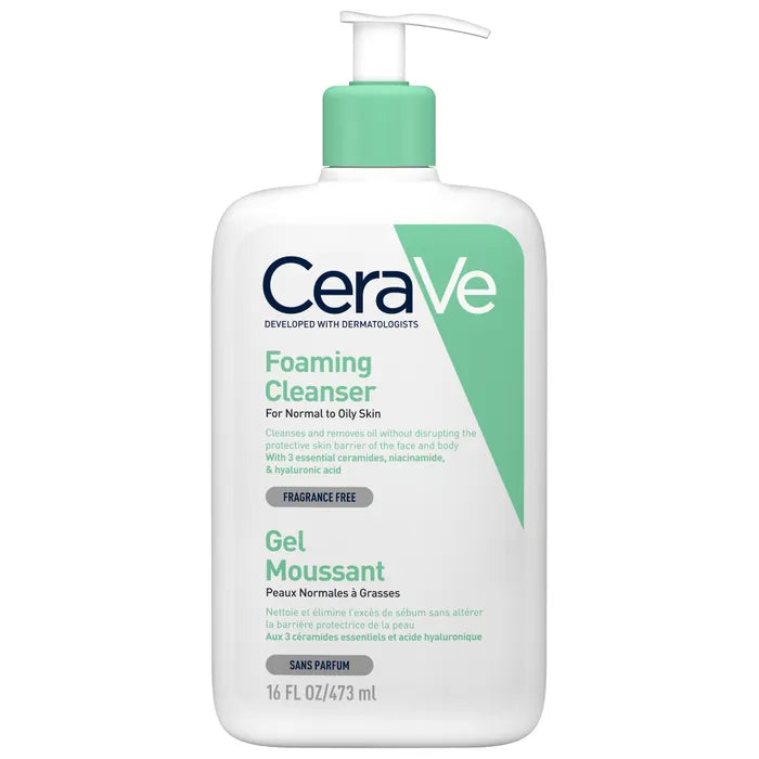 CeraVe Gel Moussant Nettoyant Visage et Corps - 473ml