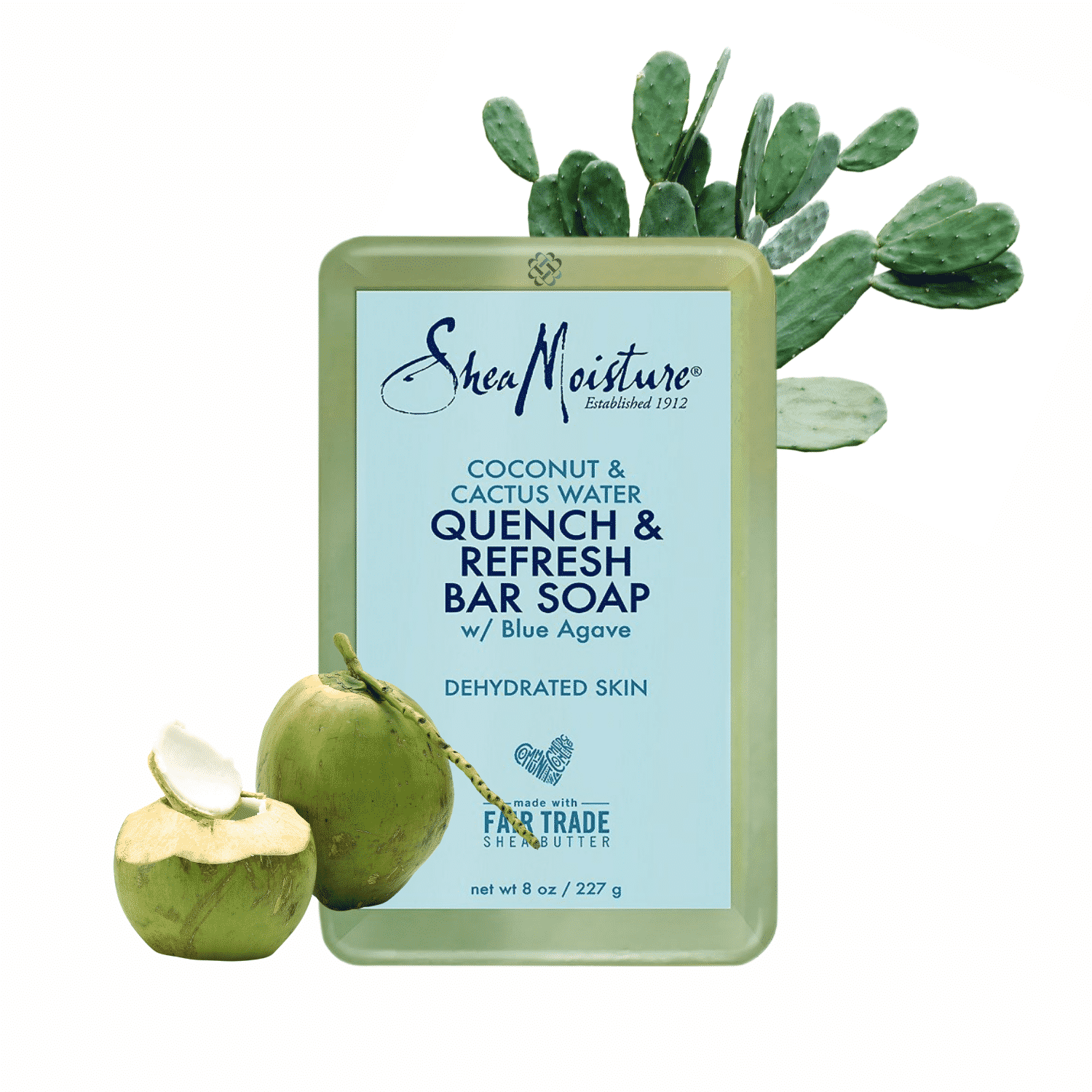 SheaMoisture Coconut & Cactus Water Quench & Refresh - Savon