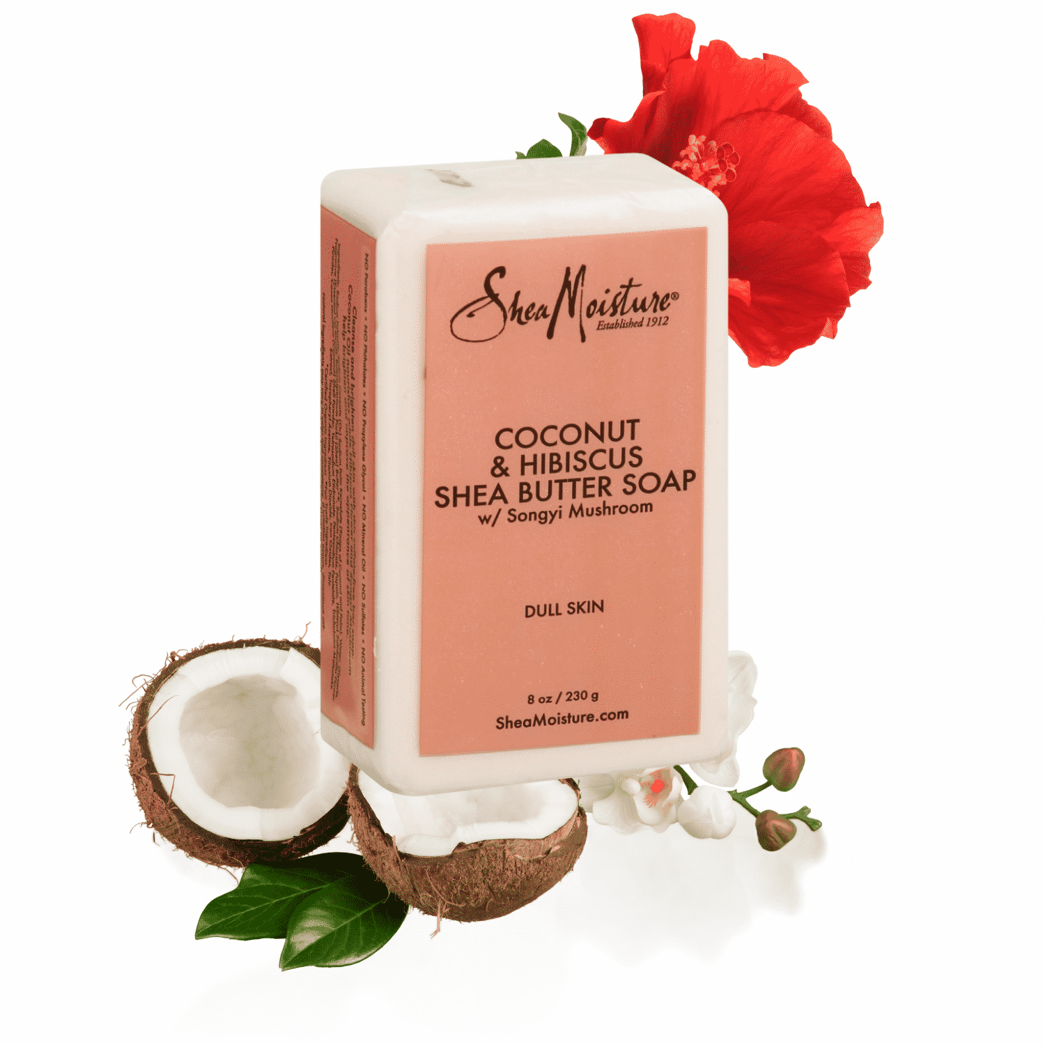 SheaMoisture Savon Coconut & Hibiscus  - Bar Soap