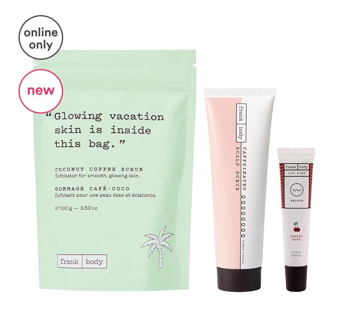 Frank Body Gamme Best sellers Corps Cheveux et Lèvres