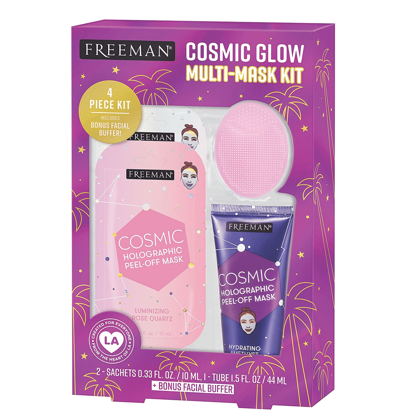 Freeman Cosmic Glow Multi Mask Kit - 4pcs