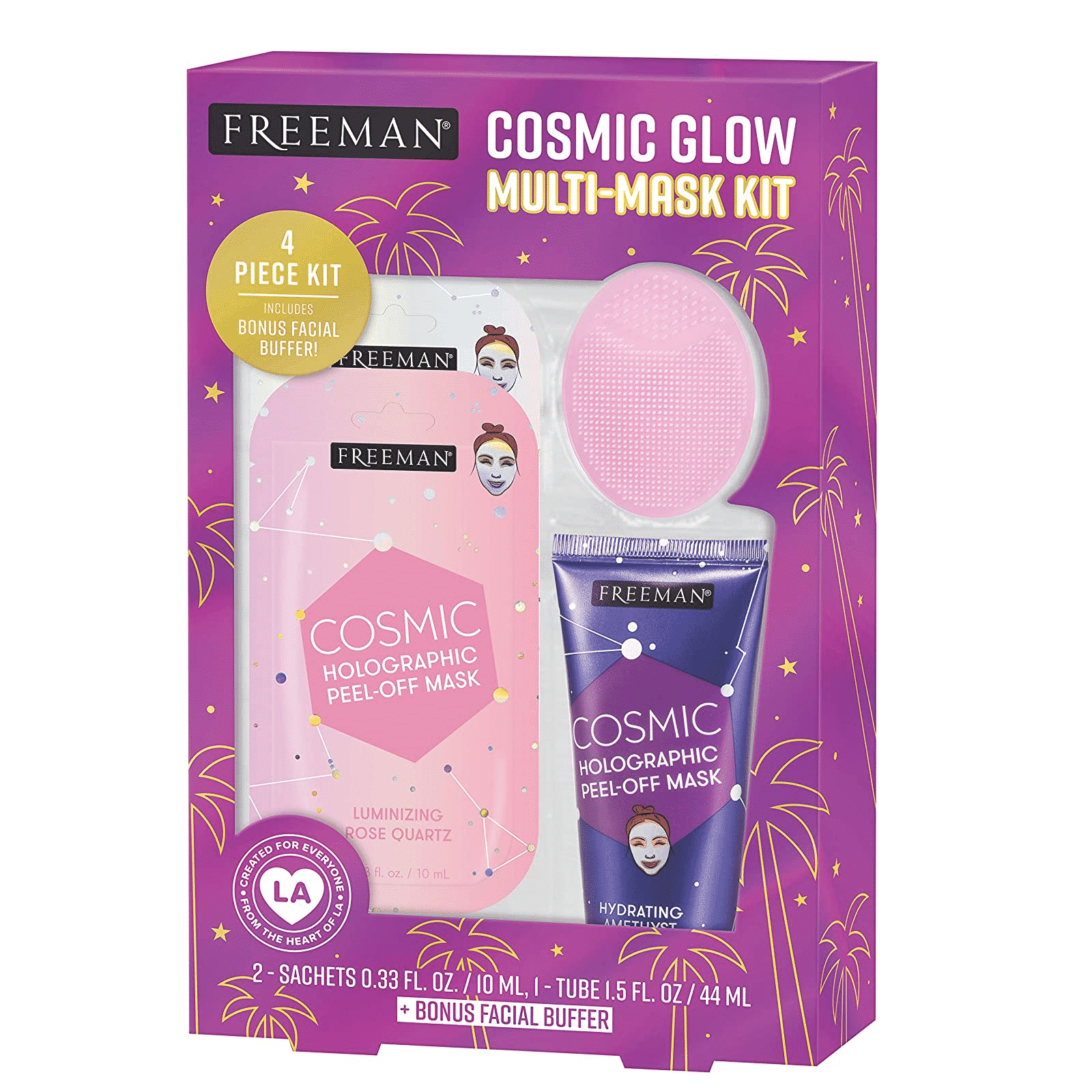 Freeman Cosmic Glow Multi Mask Kit - 4pcs
