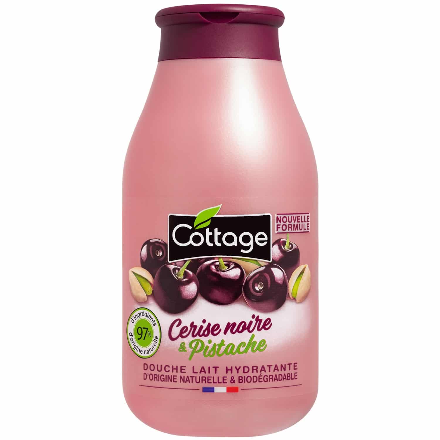 Cottage Cerise noire & Pistache Douche Lait Hydratante