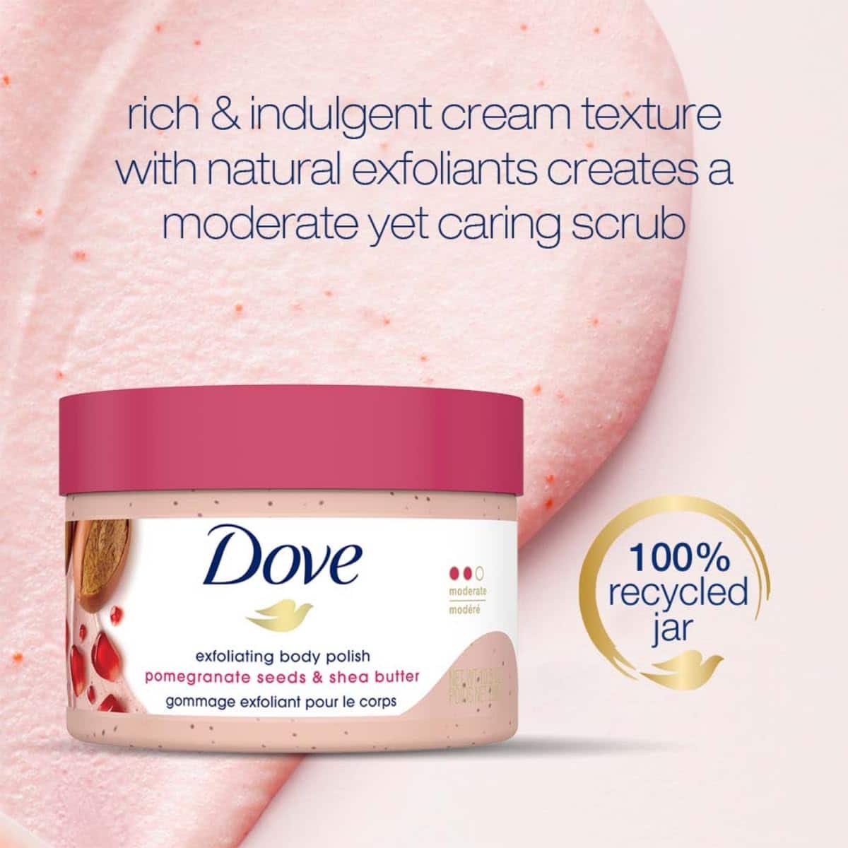 Dove Gommage exfoliant Corps Grenade et beurre de karité
