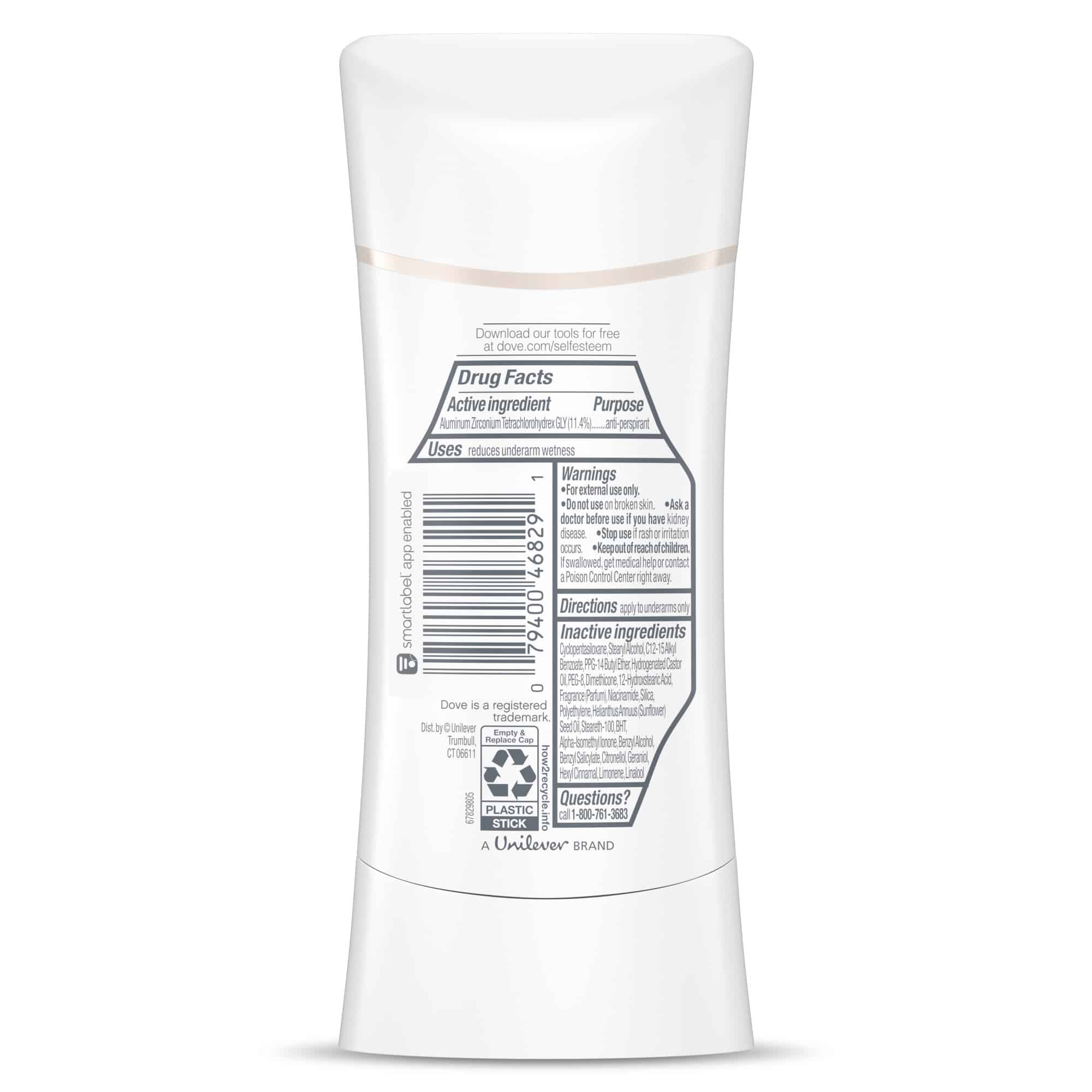 DOVE Déodorant Stick Anti-Transpirant 48h Restoring Powder