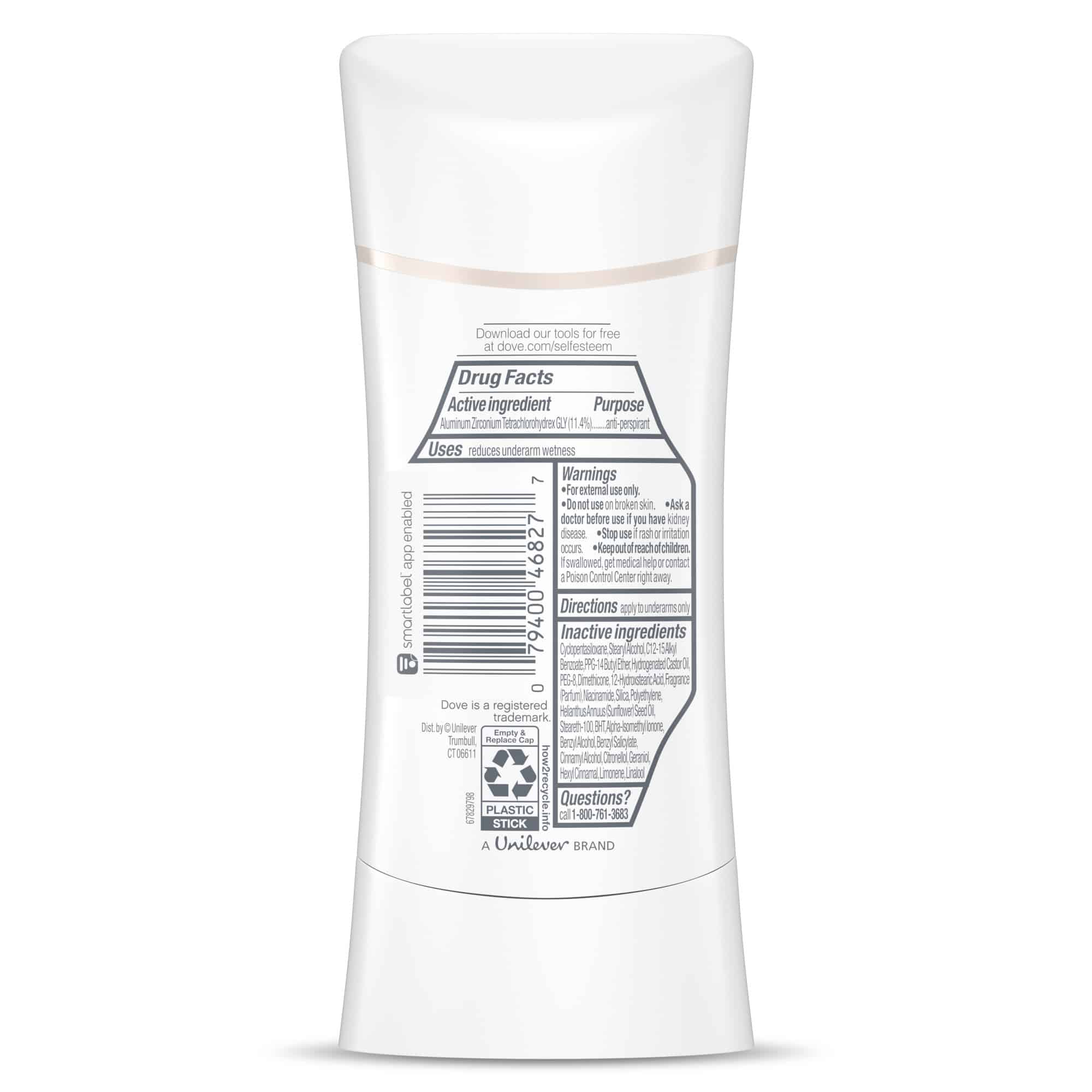 DOVE Déodorant Stick Anti-Transpirant 48h Rejuvenating Blossom