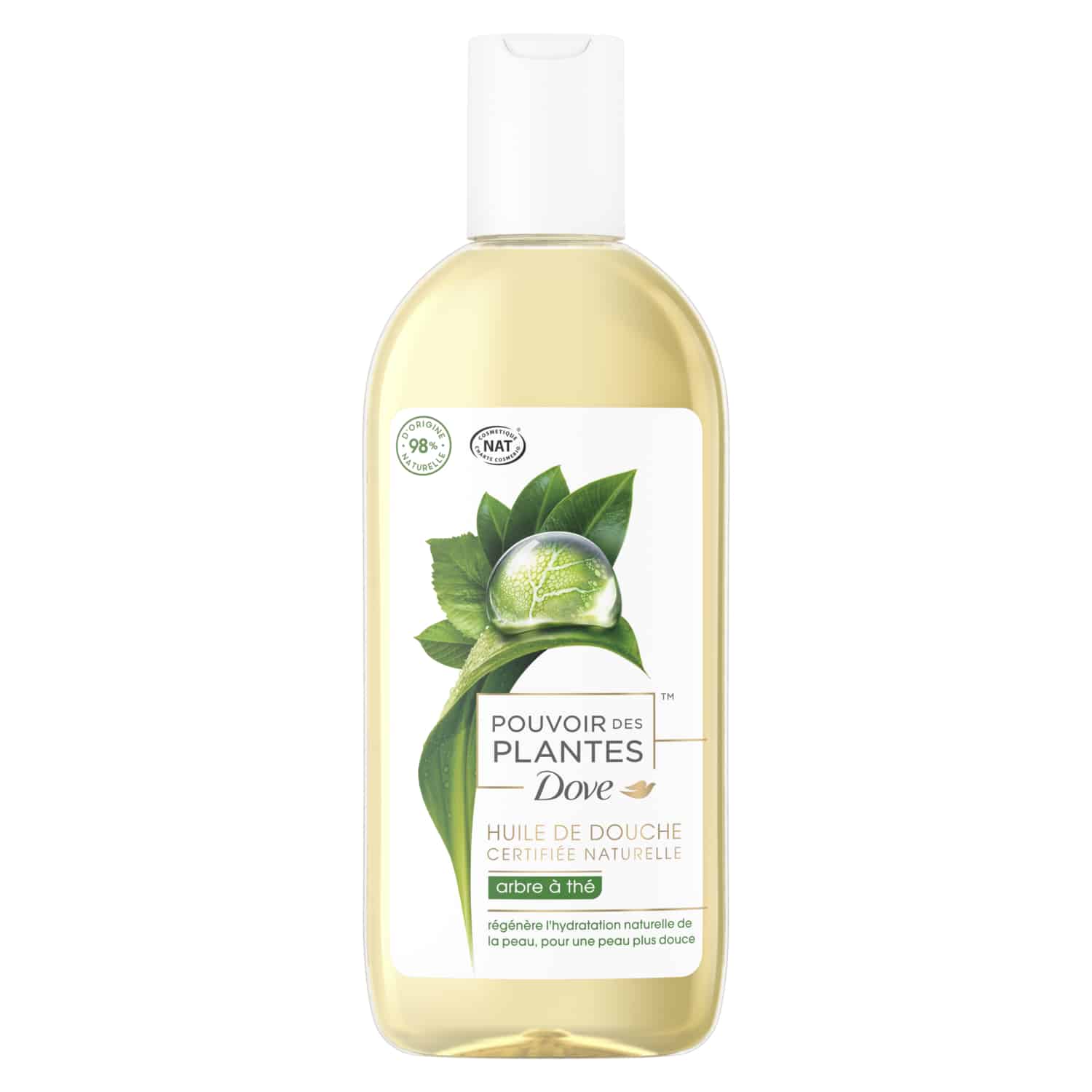 Huile de douche DOVE Pouvoir des Plantes Arbre à Thé