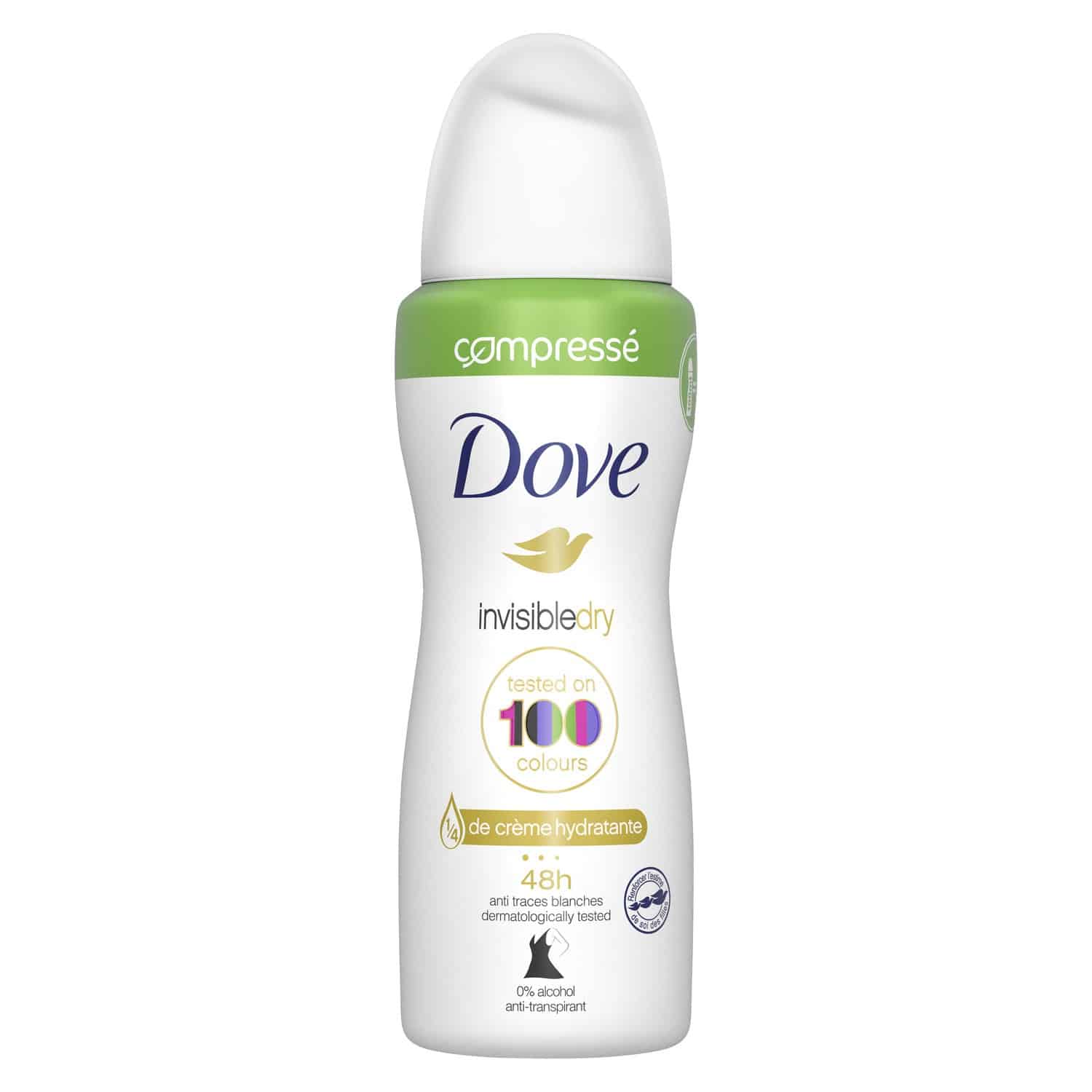 Dove Déodorant anti-transpirant Invisible Dry Compressé