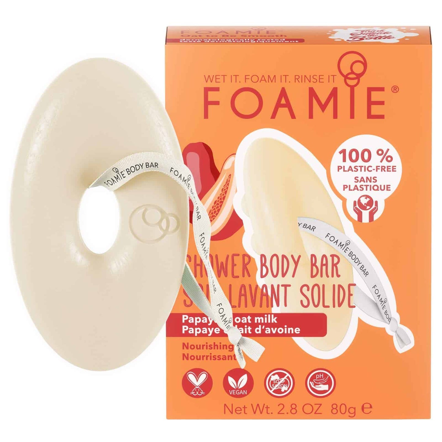 FOAMIE Soin Lavant Solide Oat to Be Smooth