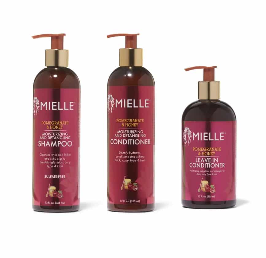 Gamme Pomegrenade & Honey Mielle Organics