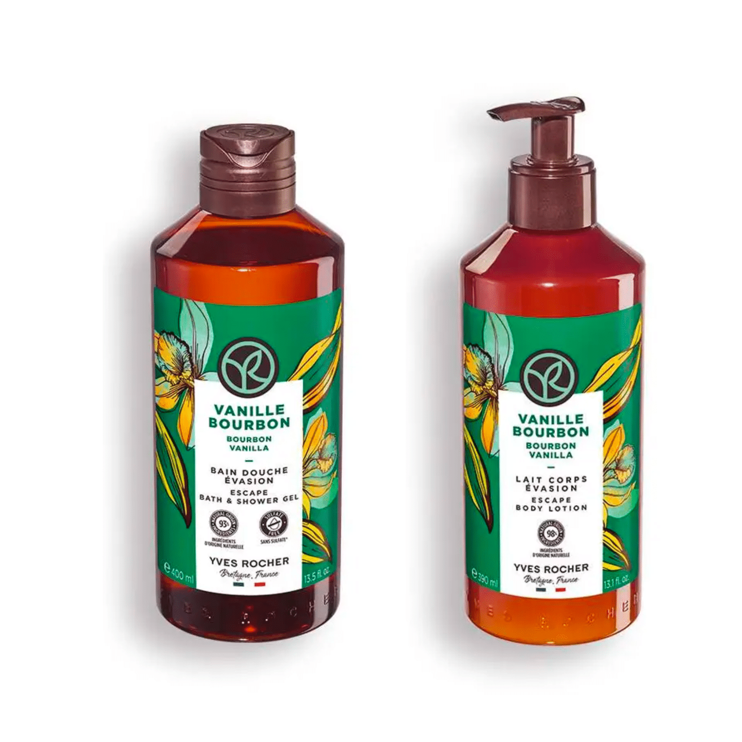 Yves Rocher Vanille Bourbon - Bain Douche + Lait de corps | BintaBeauty