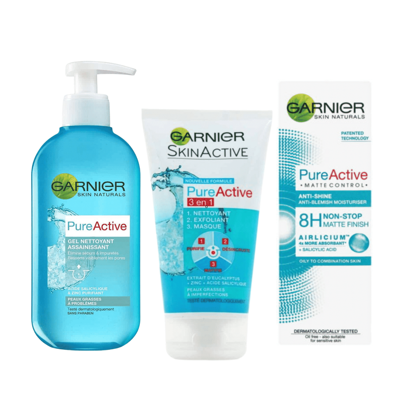 Garnier Pure Active Gamme anti-imperfections Peaux Grasses