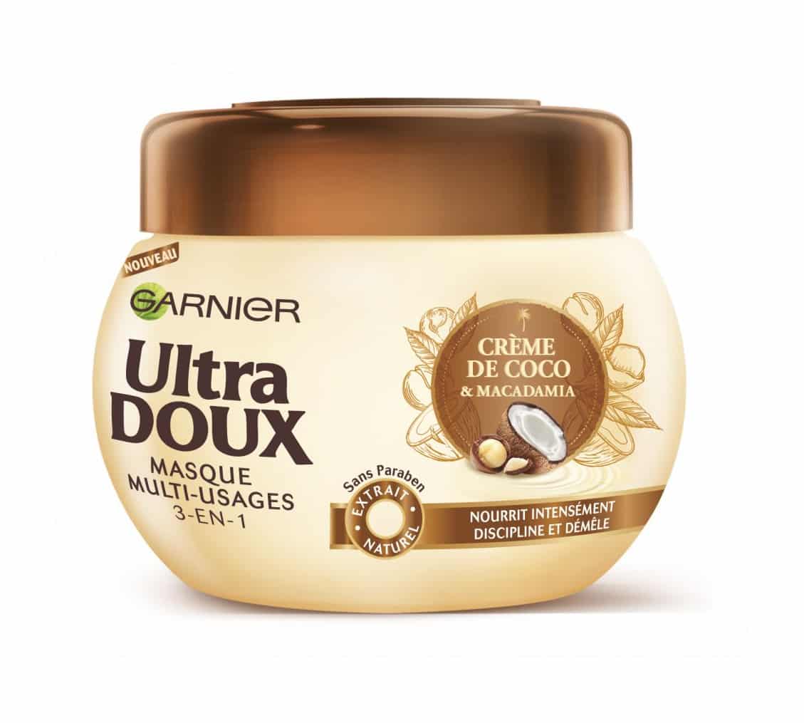 Garnier Ultra doux Masque multi-usages 3-en-1 Coco & Macadamia
