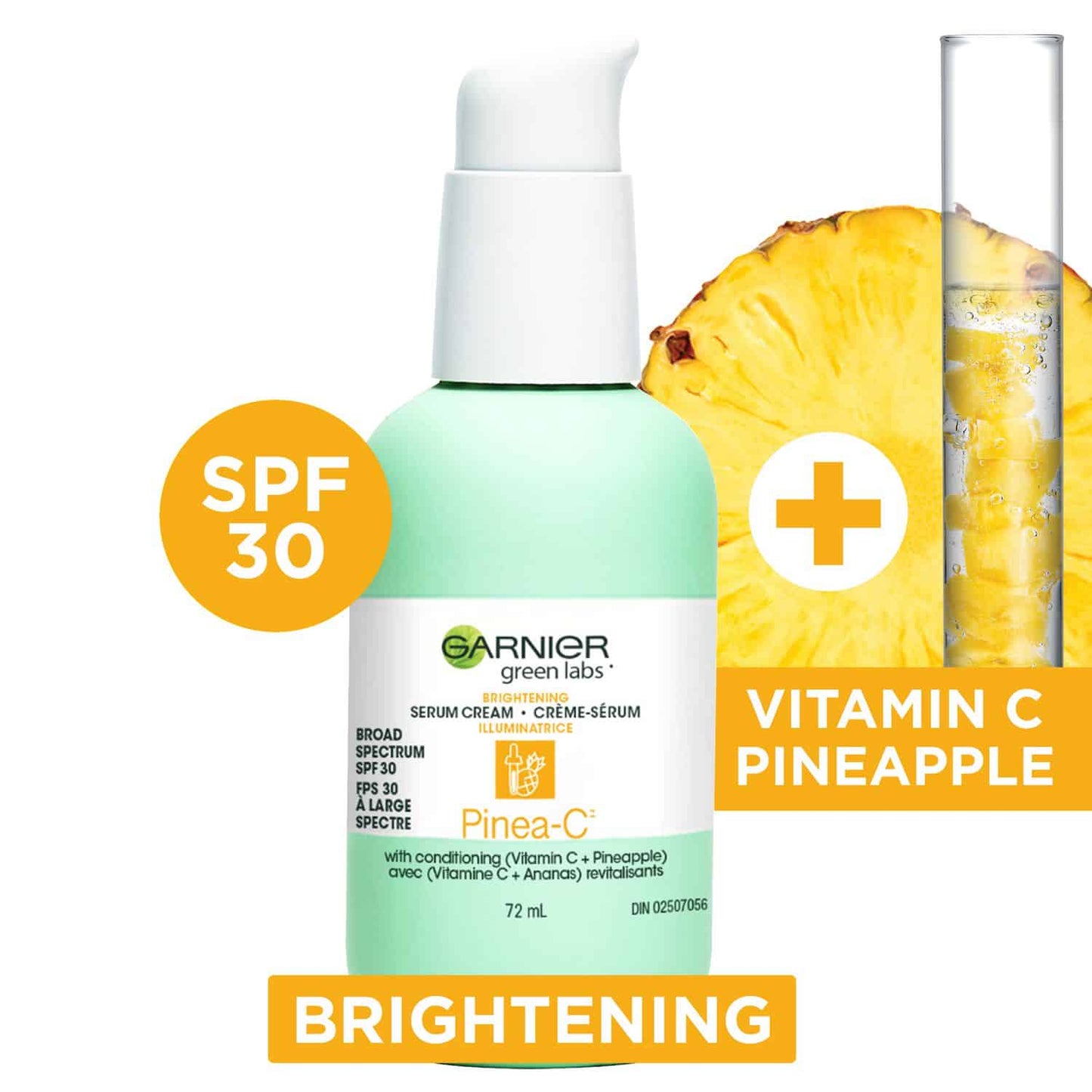 Garnier Brightening Serum Cream Pinea-C SPF30 - 72 ml