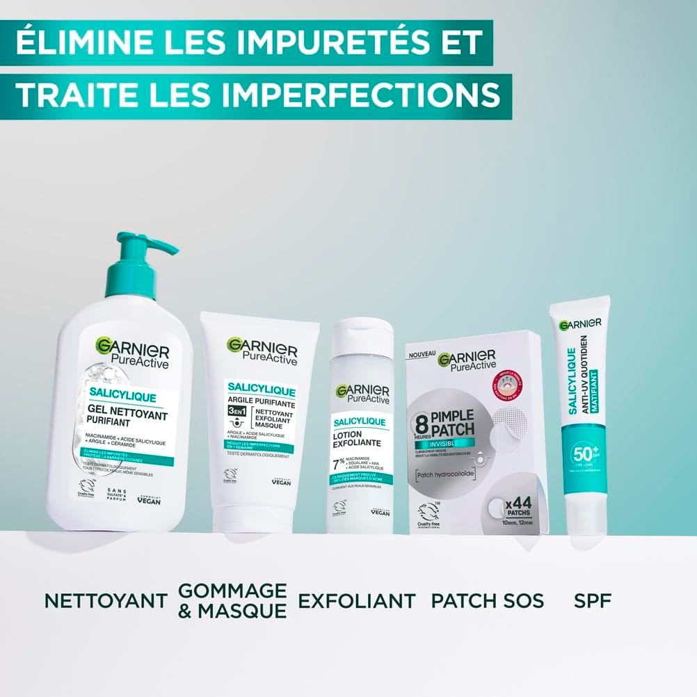 Garnier Pure Active – Essence Exfoliante à l'acide Salicylique 120ml