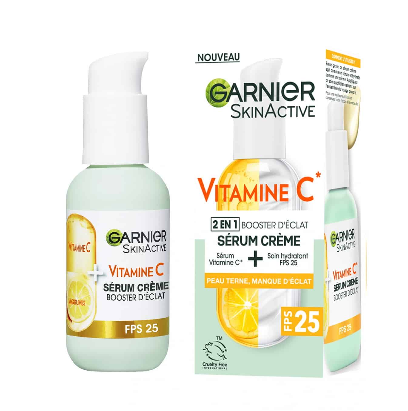 Garnier Vitamin C Sérum Crème 2en1 Booster d'Éclat