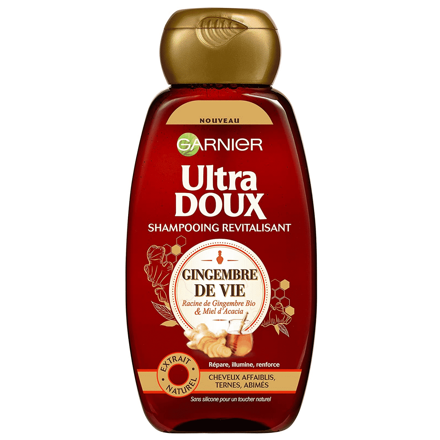 Garnier Ultra doux Shampooing Gingembre de vie