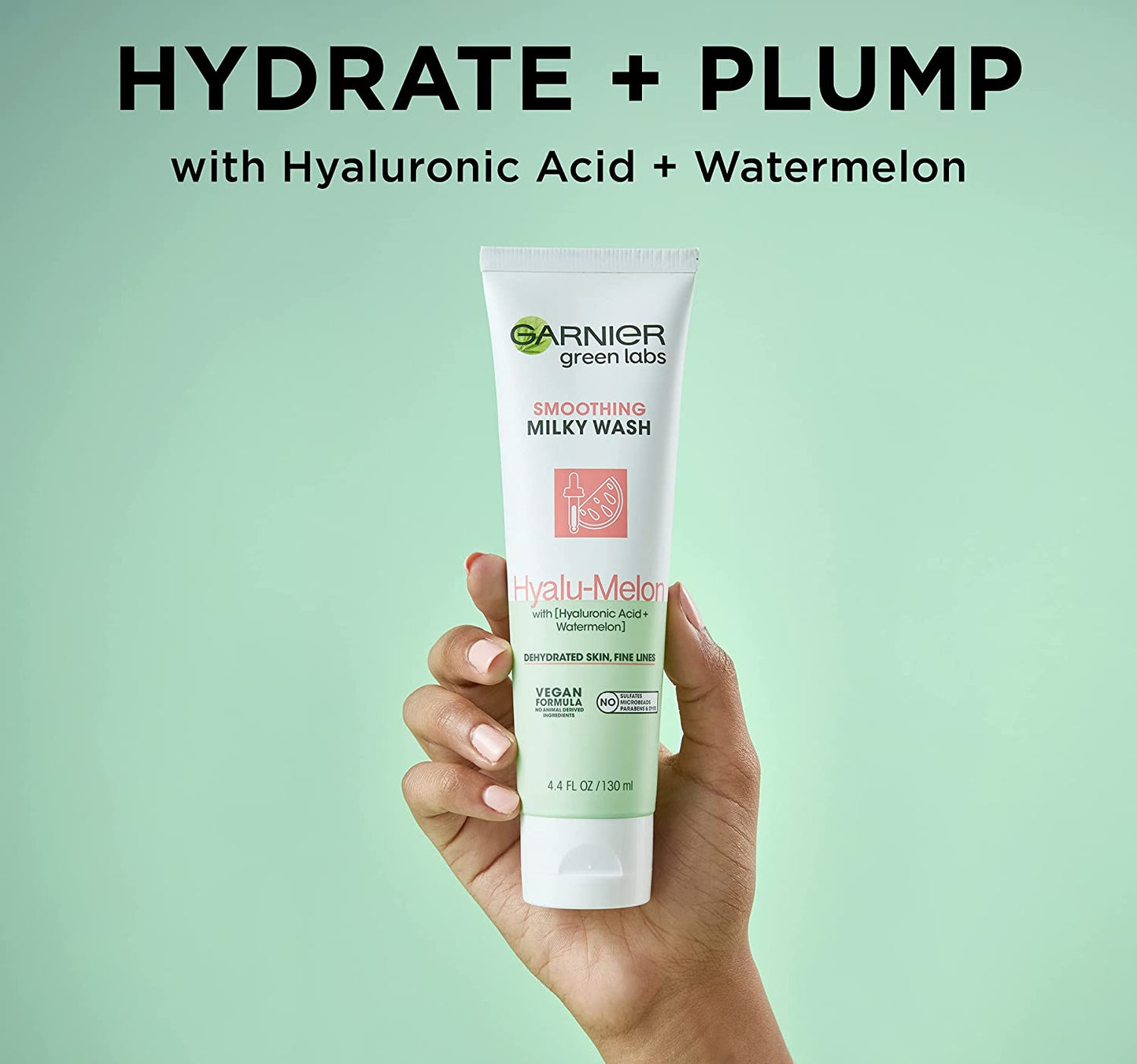 Garnier Smoothing Milky Wash Hyalu-Melon - Nettoyant