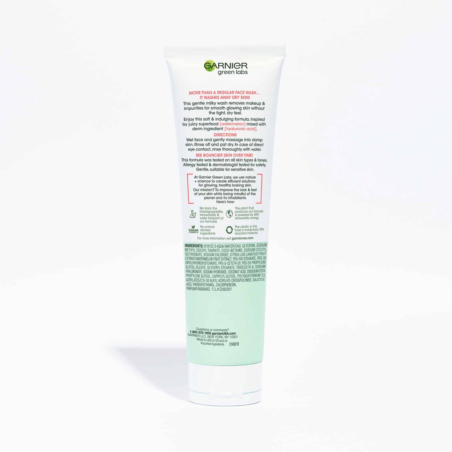 Garnier Smoothing Milky Wash Hyalu-Melon - Nettoyant