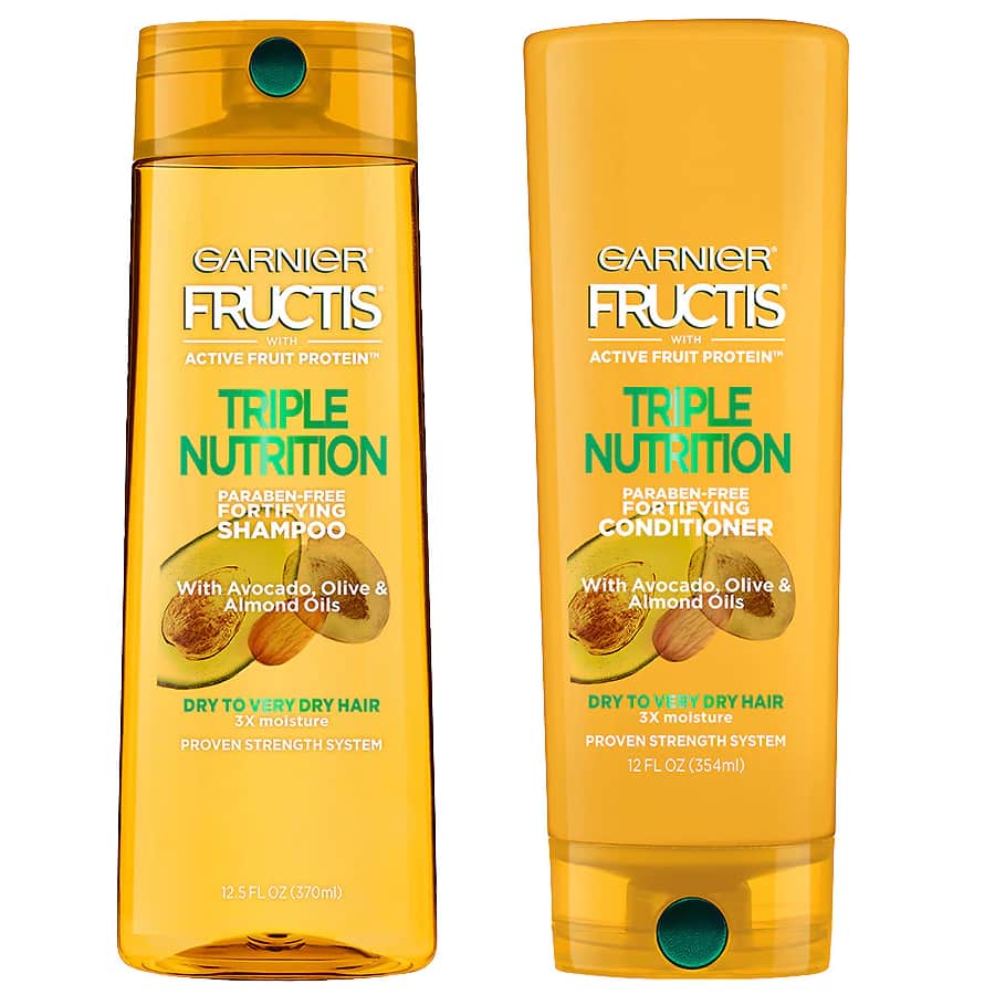 Garnier Fructis Triple Nutrition Pack Shampooing – Démêlant